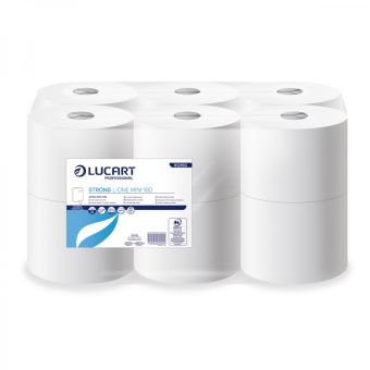 L-One Strong Mini Toilet Roll 2 Ply White 180M