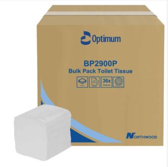 Professional 2 Ply Folded Toilet Tissues - White