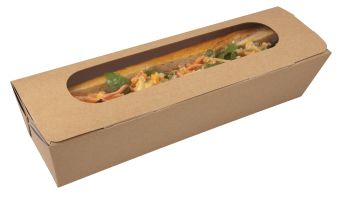 Kraft Tuck-Top Baguette Boxes