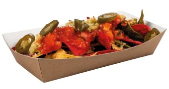 ﻿Kraft Open Trays - Large﻿