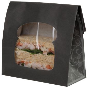 Laminated Deli Bags - Black