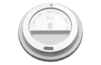 Sip-Through Coffee Cup Lid - 8oz - White
