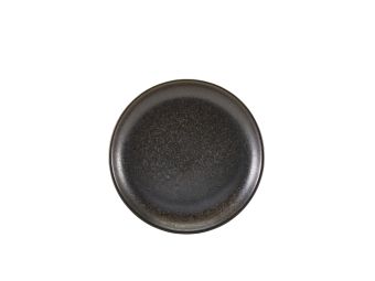 GenWare Terra Porcelain Coupe Plates - 24cm - Cinder Black