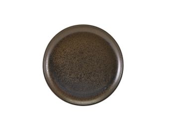 GenWare Terra Porcelain Coupe Plates - 27.5cm - Cinder Black
