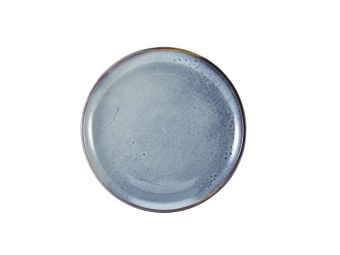 GenWare Terra Porcelain Coupe Plates - 27.5cm - Aqua Blue