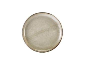 GenWare Terra Porcelain Coupe Plates - 27.5cm - Smoke Grey