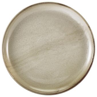 GenWare Terra Porcelain Coupe Plates - 30.5cm - Smoke Grey