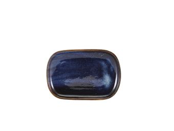 GenWare Terra Porcelain Rectangular Plates - 24cm - Aqua Blue