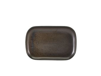 GenWare Terra Porcelain Rectangular Plates - 29cm - Cinder Black