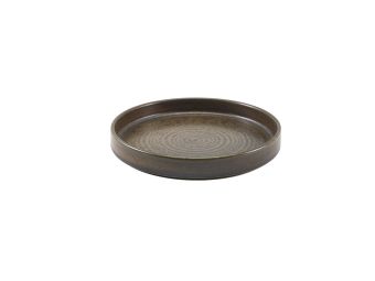 GenWare Terra Porcelain Presentation Plates - 18cm - Cinder Black