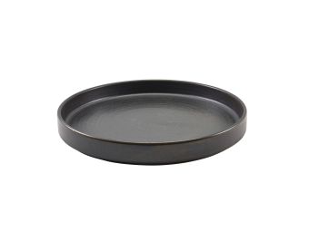 GenWare Terra Porcelain Presentation Plates - 26cm - Cinder Black