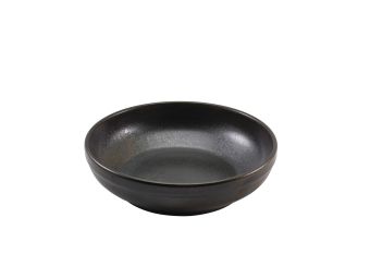 GenWare Terra Porcelain Coupe Bowls - 20cm - Cinder Black