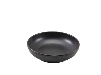 GenWare Terra Porcelain Coupe Bowls - 23cm - Cinder Black