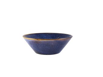GenWare Terra Porcelain Conical Bowls - 19.5cm - Aqua Blue