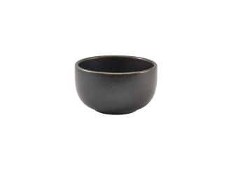 GenWare Terra Porcelain Round Bowls - 12.5cm - Cinder Black
