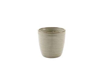 GenWare Terra Porcelain Chip Cups - 300ml - Smoke Grey
