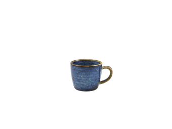 GenWare Terra Porcelain Espresso Cups - 90ml - Aqua Blue