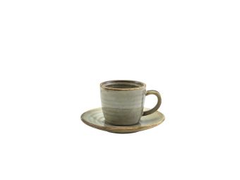 GenWare Terra Porcelain Espresso Cups - 90ml - Smoke Grey