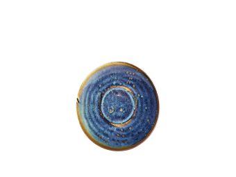GenWare Terra Porcelain Saucers - 11.5cm - Aqua Blue