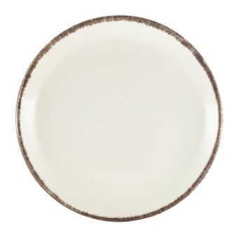 GenWare Terra Stoneware Coupe Plates - 19cm - Sereno Grey