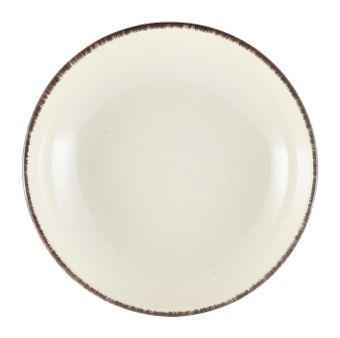 GenWare Terra Stoneware Coupe Bowls - 23cm - Sereno Grey