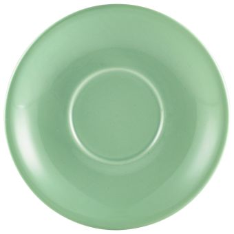 GenWare Porcelain Saucers - 12cm - Green