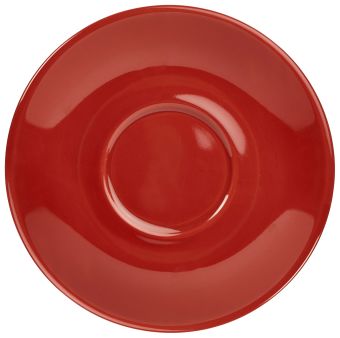 GenWare Porcelain Saucers - 12cm - Red