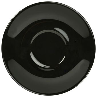 GenWare Porcelain Saucers - 13.5cm - Black