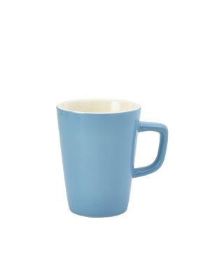 GenWare Porcelain Latte Mugs - 340ml - Blue