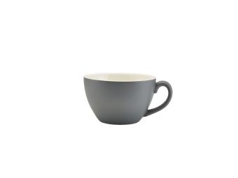 GenWare Porcelain Bowl Shaped Cups - 340ml - Matt Grey