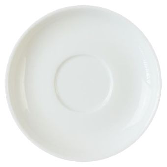 ﻿Orion Cappucino Cup Saucer﻿s - 14.5cm - White