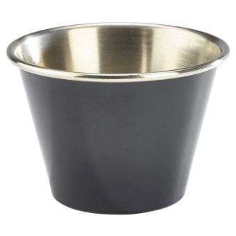 GenWare Stainless Steel Ramekins - 85ml - Black