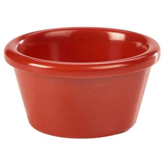 GenWare Smooth Ramekins - 85ml - Red
