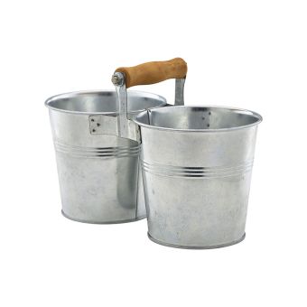 GenWare Galvanised Steel Combi Serving Buckets