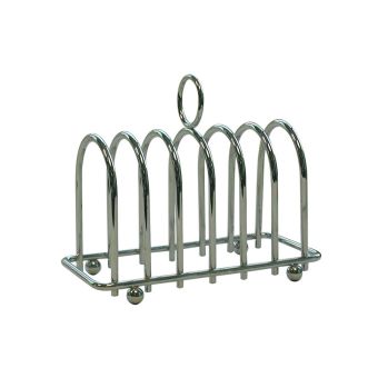 GenWare Chrome Horseshoe Toast Rack - 6 Slice