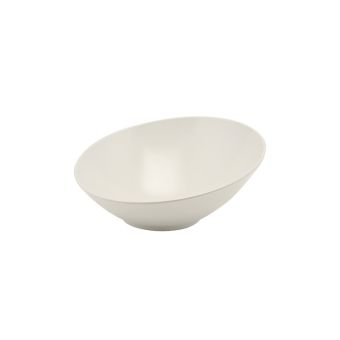 GenWare Melamine Slanted Bowl - 63cl - White