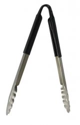 Stainless Steel Utility Tongs - 12" - Black