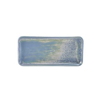 GenWare Terra Porcelain Narrow Rectangular Plates - 27cm - Seafoam