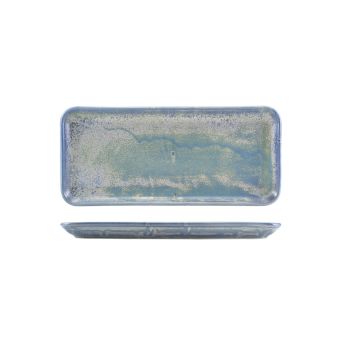 GenWare Terra Porcelain Narrow Rectangular Plates - 36cm - Seafoam