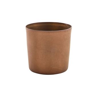 GenWare Vintage Steel Serving Cups - Copper
