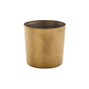 GenWare Vintage Steel Serving Cups - Gold