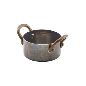 GenWare Vintage Steel Mini Casserole Dishes - 7cm x 3.75cm