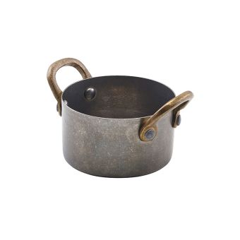 GenWare Vintage Steel Mini Casserole Dishes - 7.8cm x 4.5cm