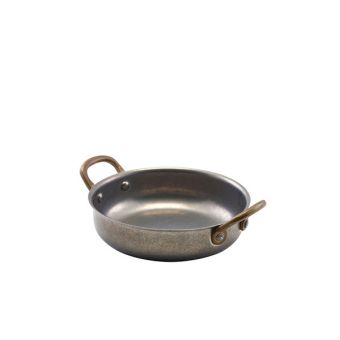 GenWare Vintage Steel Round Dishes - 13.5cm x 3.75cm