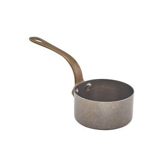 GenWare Vintage Steel Mini Sauce Pans - 7cm x 3.75cm