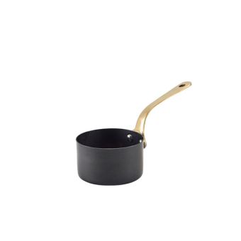 GenWare Vintage Steel Mini Sauce Pans - 7.8cm x 4.5cm - Black
