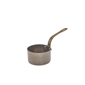 GenWare Vintage Steel Mini Sauce Pans - 7.8cm x 4.5cm