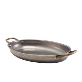 GenWare Vintage Steel Oval Dishes - 30cm x 21cmcm