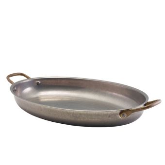 GenWare Vintage Steel Oval Dishes - 34cm x 23cmcm