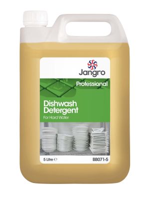 Jangro Professional Dishwash Detergent for Hard Water - 5L